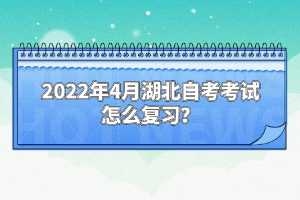 2022年4月湖北自考考試怎么復(fù)習(xí)？